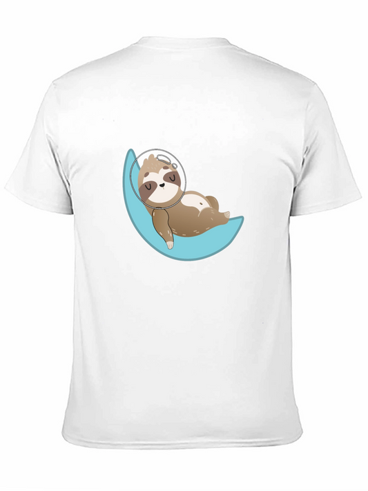 Sloth Astronaut Moon T-Shirt