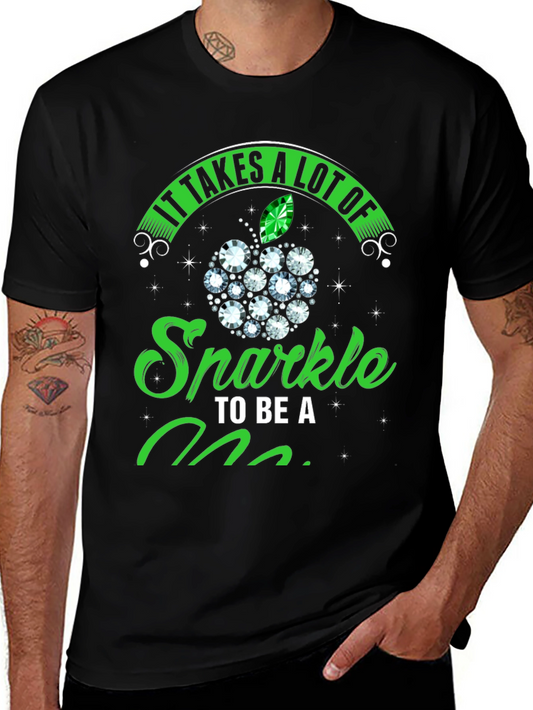 Sparkle Teacher Graphic T-Shirt