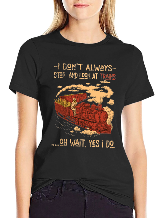 Train Enthusiast T-Shirt - Funny Railroad Tee