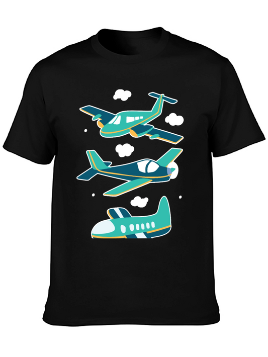 Airplane Graphic T-Shirt - Aviation Tee