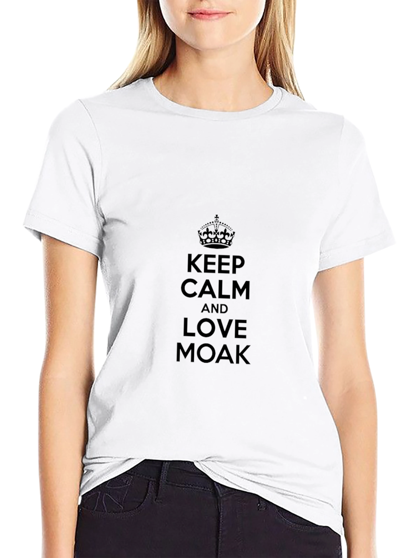 Keep Calm and Love Moak Black T-Shirt
