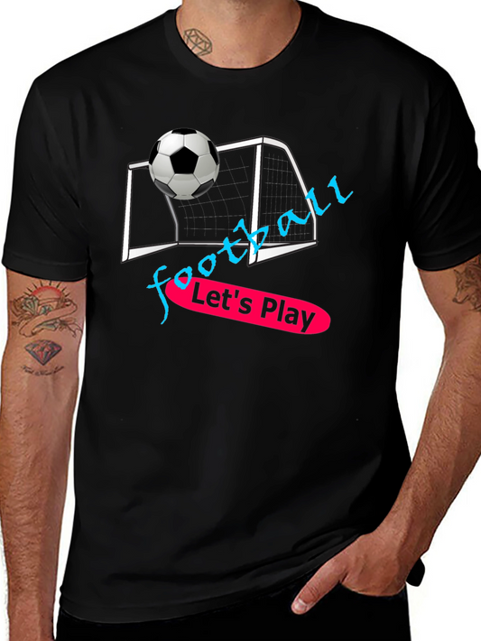 Football Graphic T-Shirt - Lets Play!