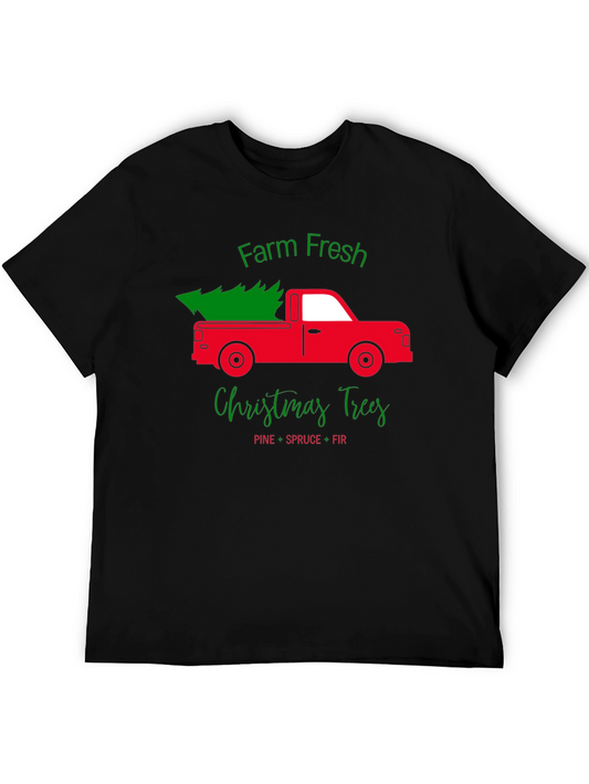 Farm Fresh Christmas Trees Graphic Tee