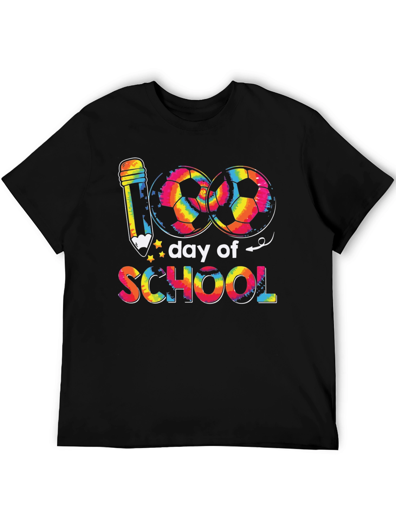 100 Days of School Soccer T-Shirt