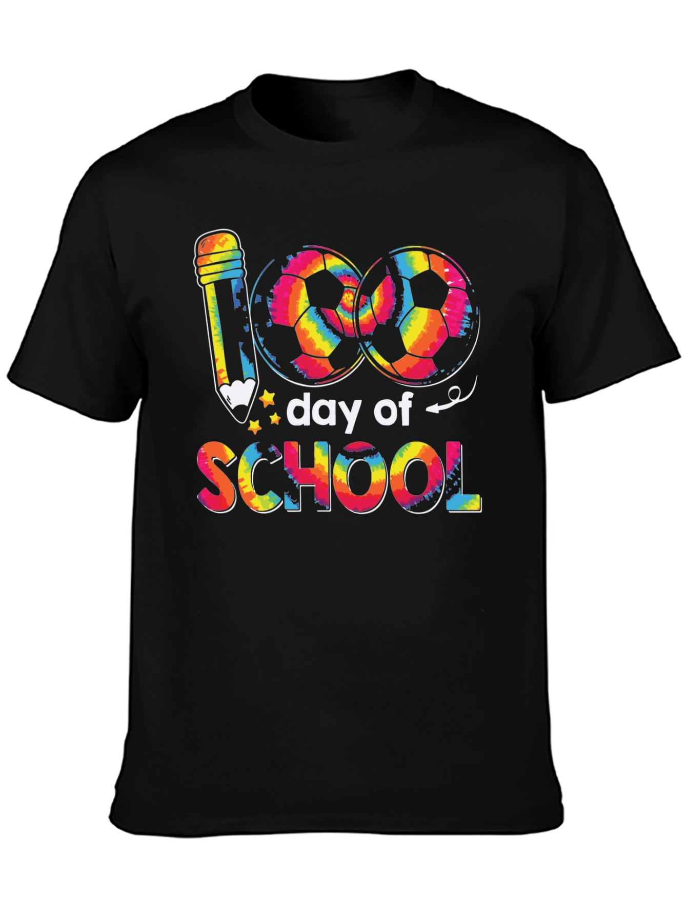 100 Days of School Soccer T-Shirt