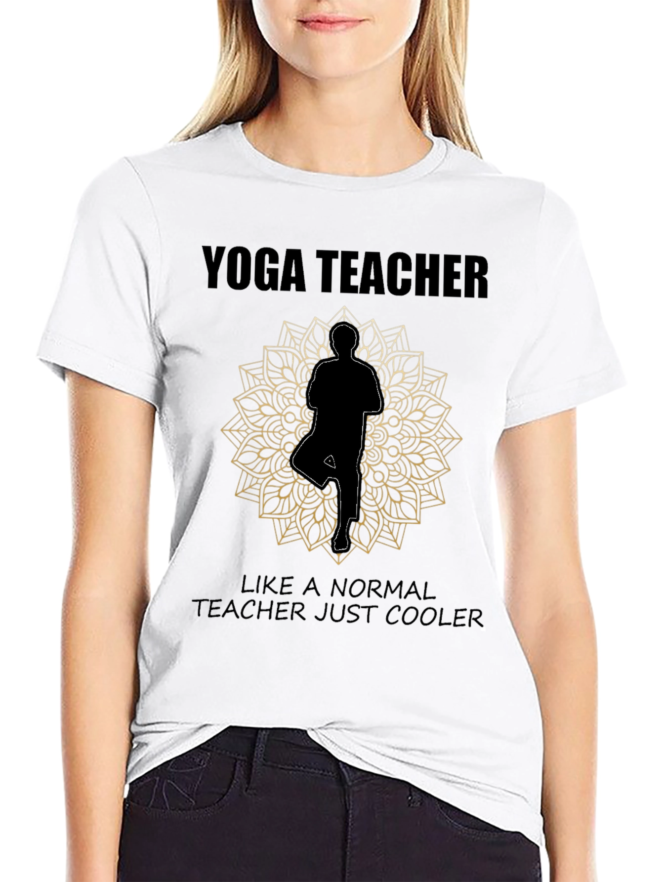 Yoga Teacher T-Shirt - Cool Teacher Tee