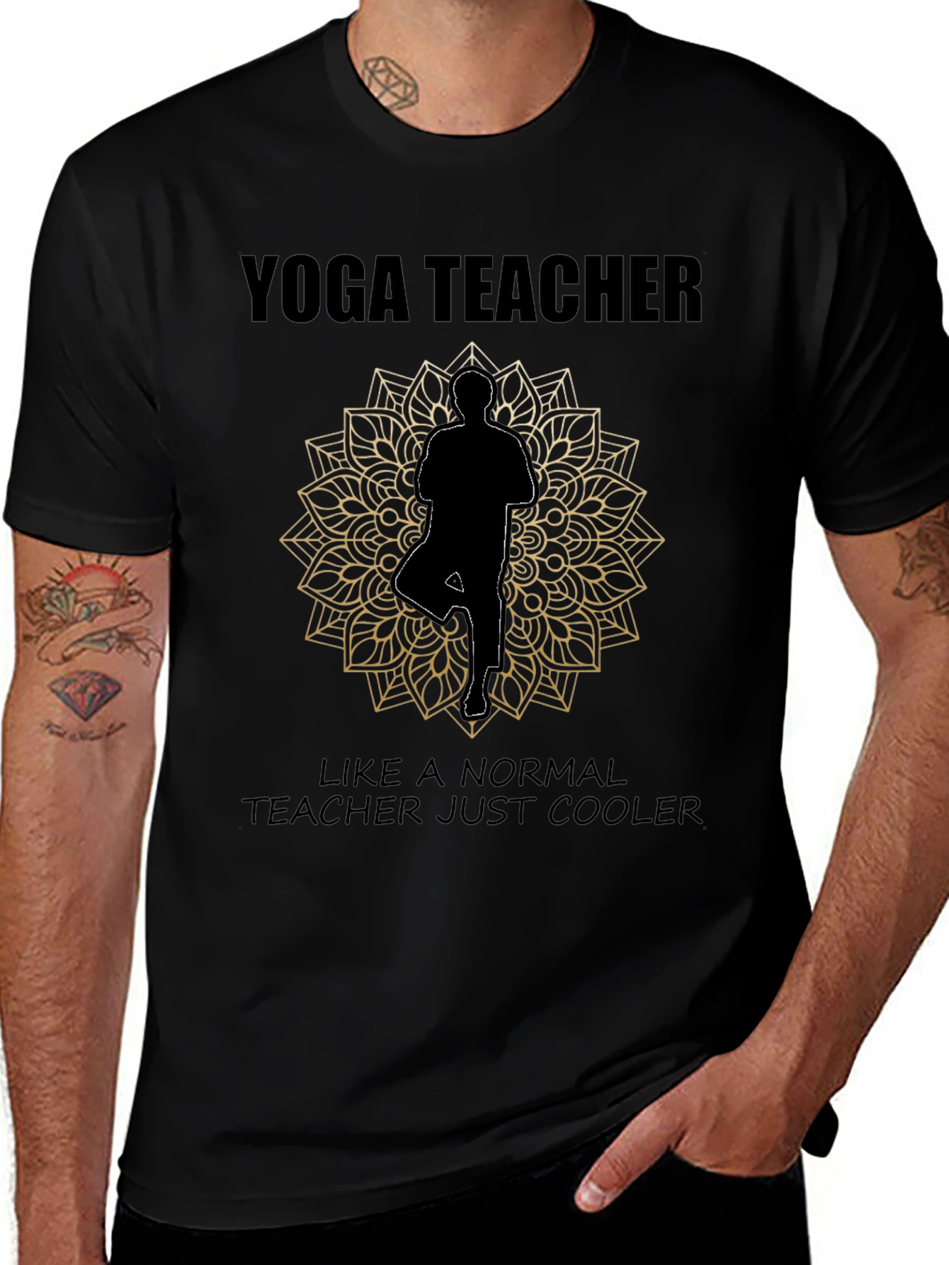Yoga Teacher T-Shirt - Cool Teacher Tee