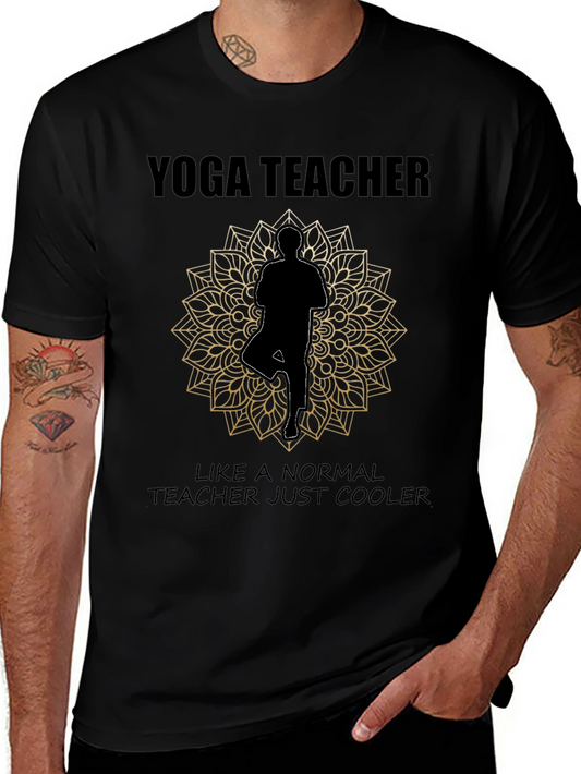 Yoga Teacher T-Shirt - Cool Teacher Tee