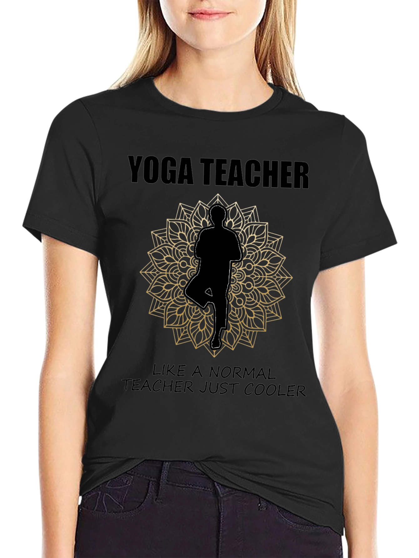 Yoga Teacher T-Shirt - Cool Teacher Tee