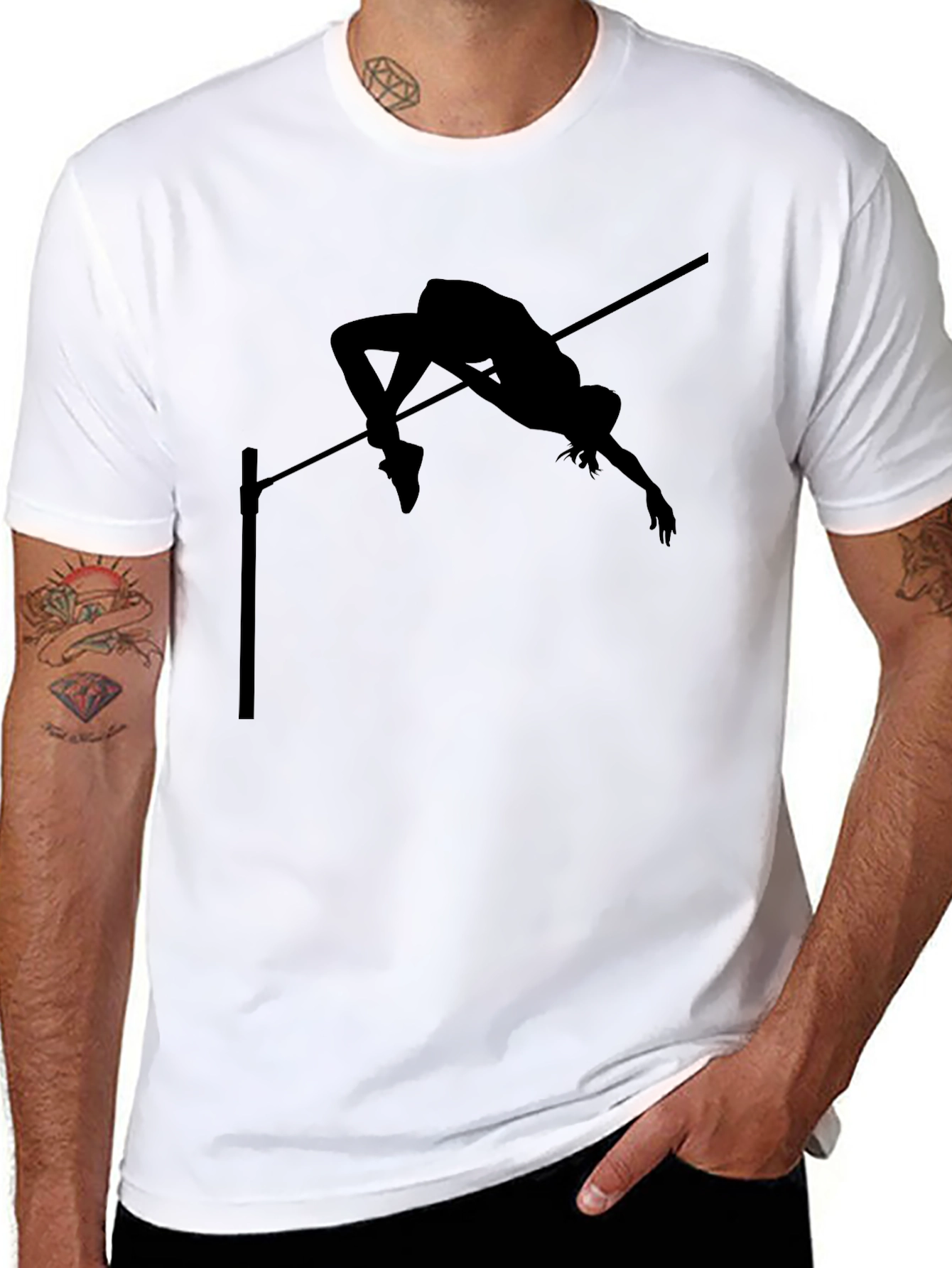High Jump Silhouette Black T-Shirt