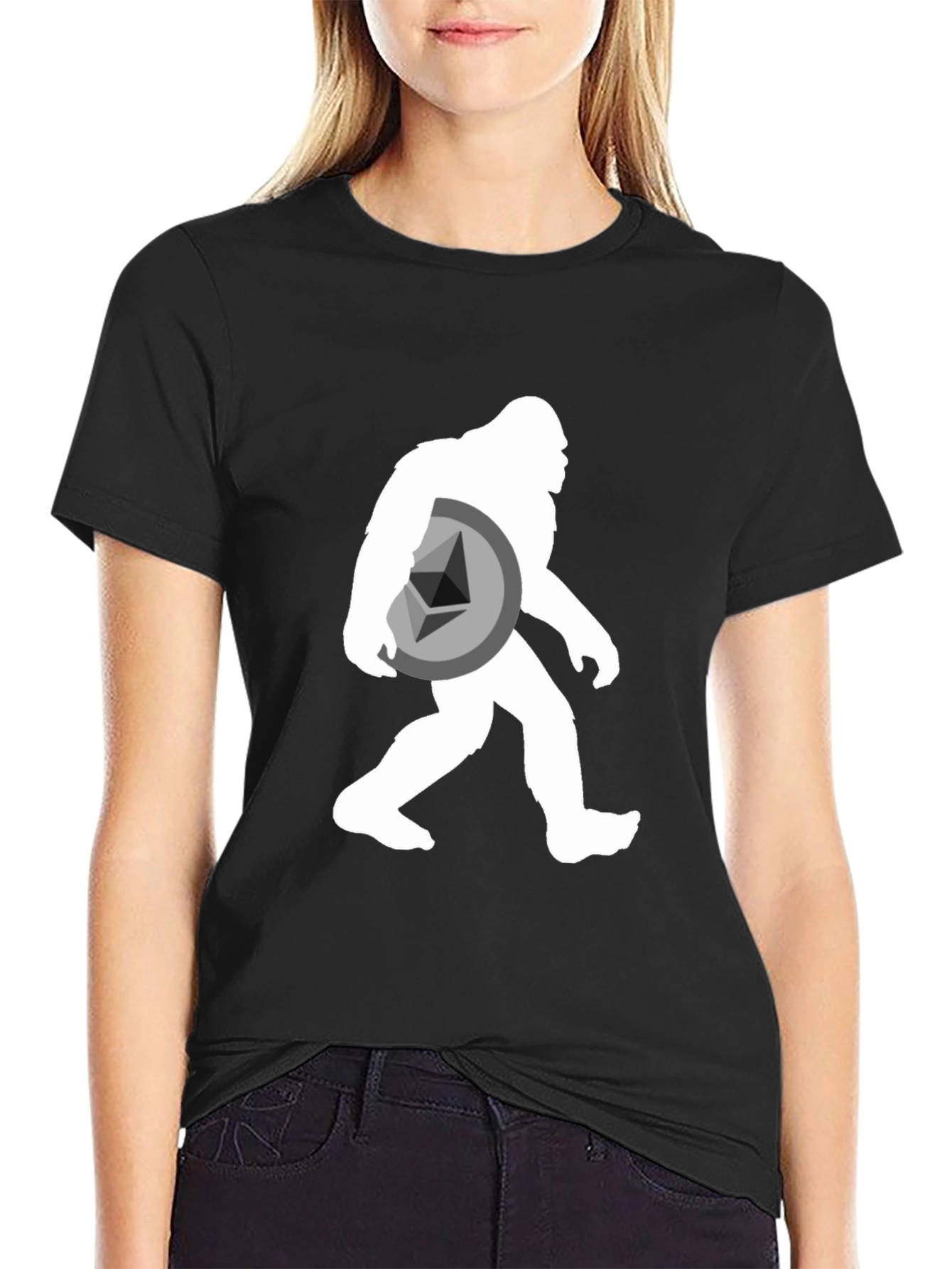 Crypto Bigfoot Ethereum T-Shirt - Funny Crypto Tee