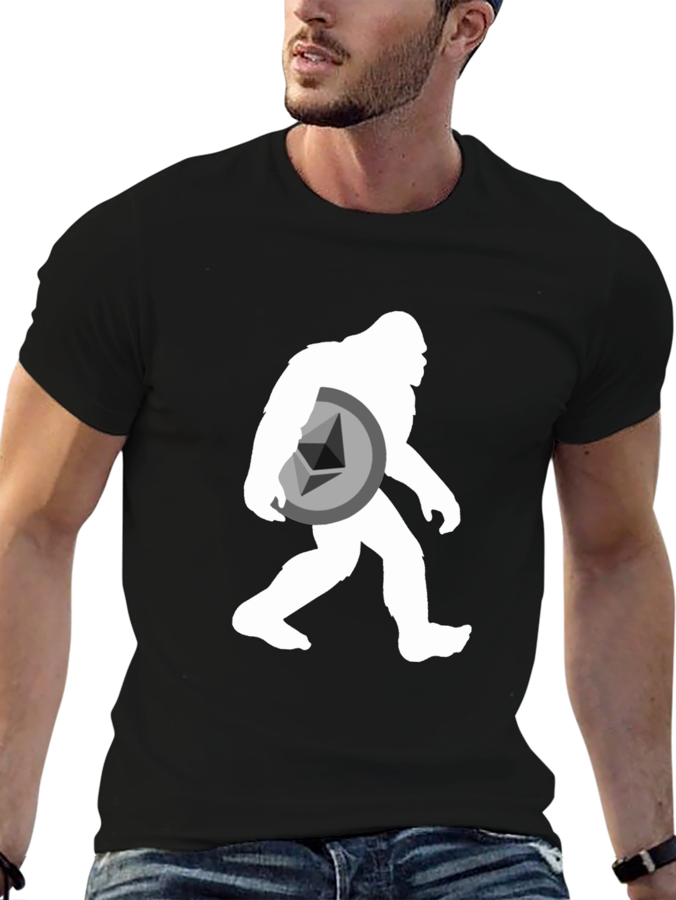 Crypto Bigfoot Ethereum T-Shirt - Funny Crypto Tee