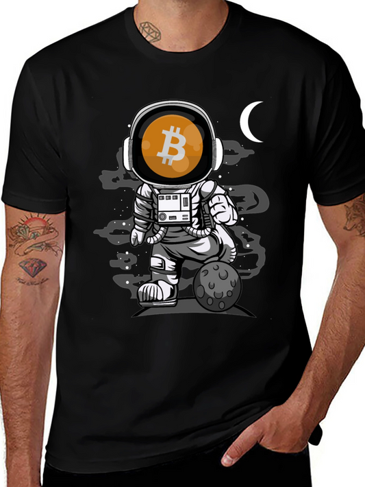 Bitcoin Astronaut T-Shirt - Crypto to the Moon!