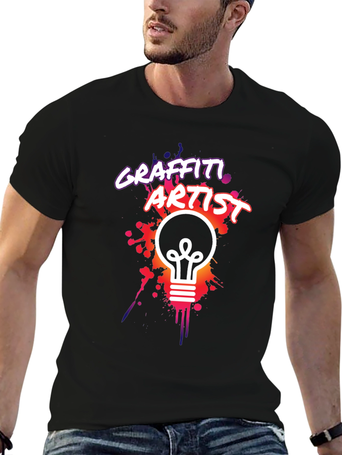 Graffiti Artist T-Shirt - Creative Design
