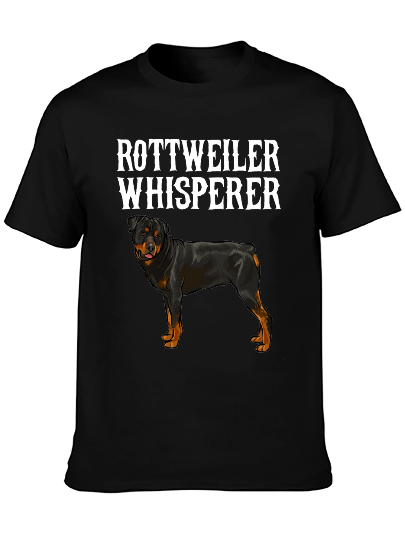 Rottweiler Whisperer T-Shirt - Dog Lover Tee