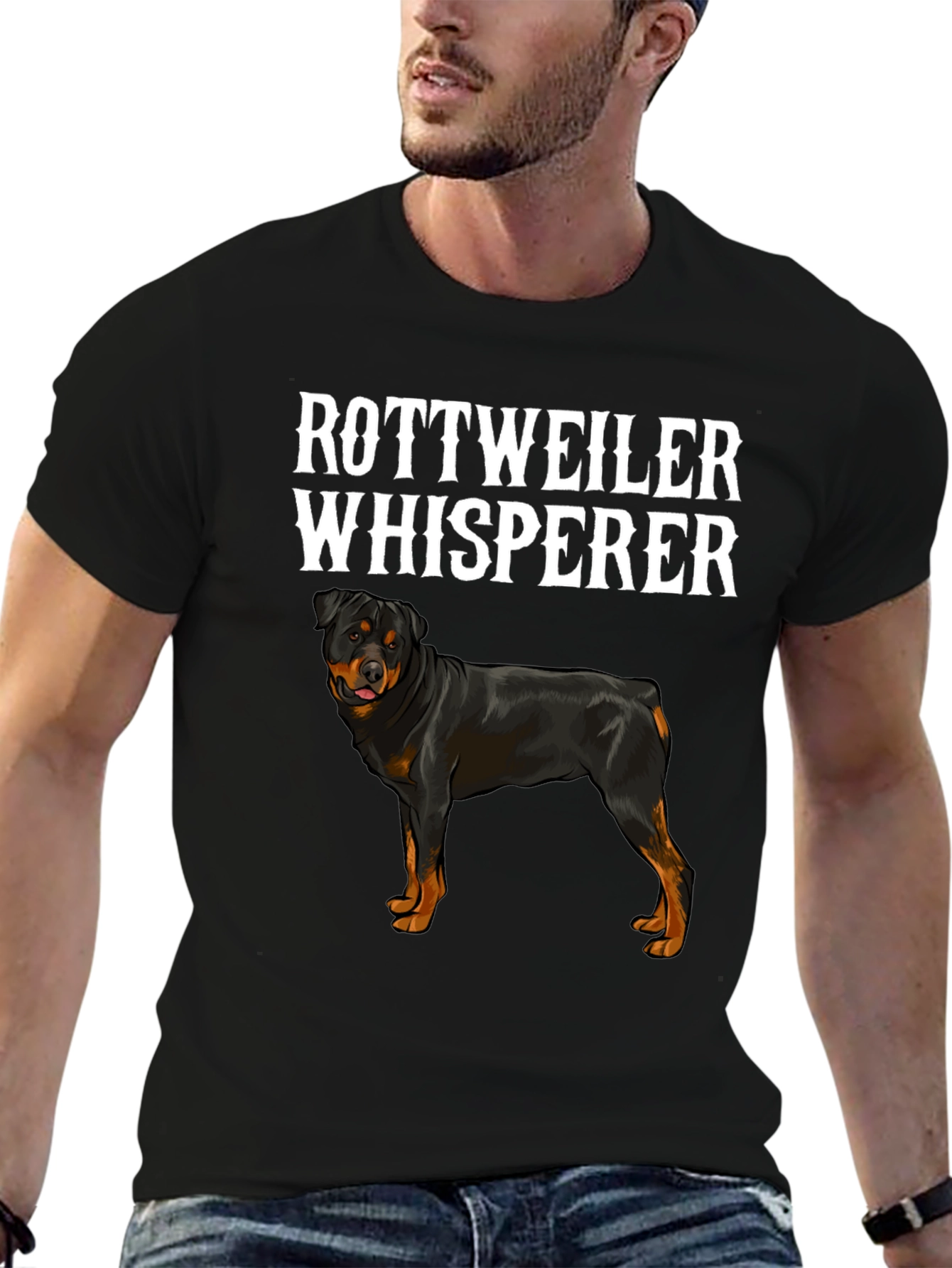 Rottweiler Whisperer T-Shirt - Dog Lover Tee