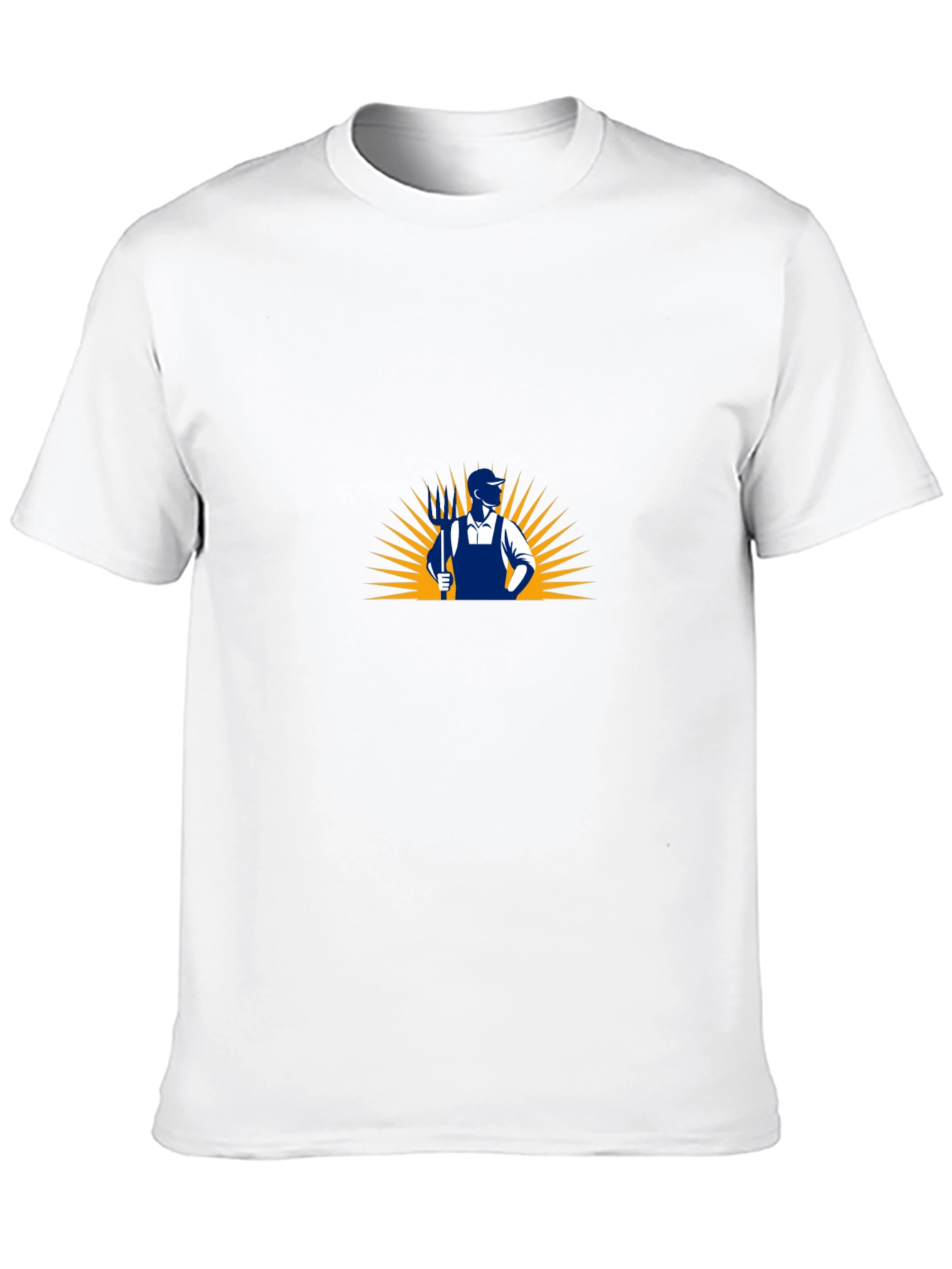 Mens Black Graphic Tee - Farmer Design