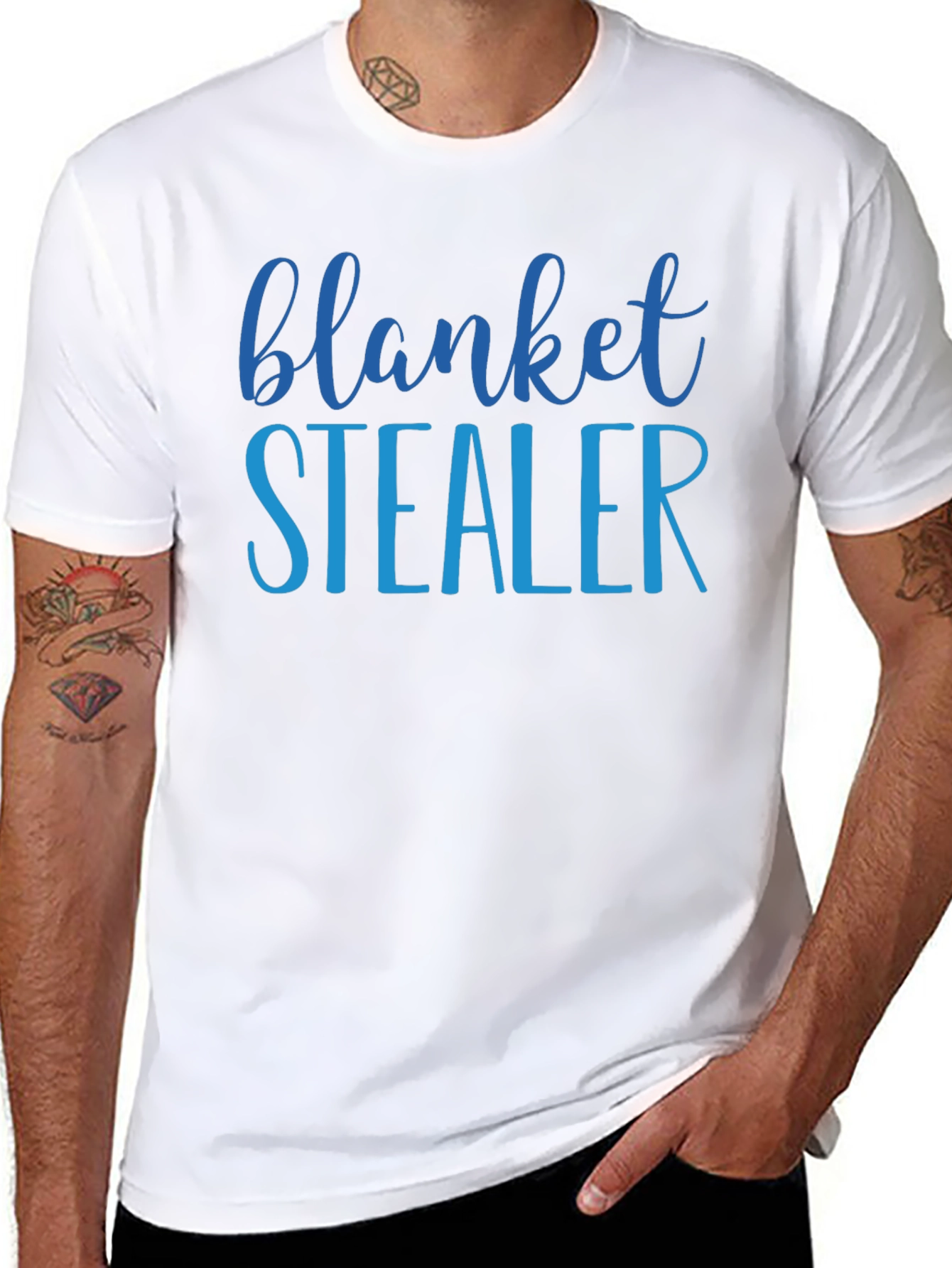 Blanket Stealer Graphic T-Shirt - Black