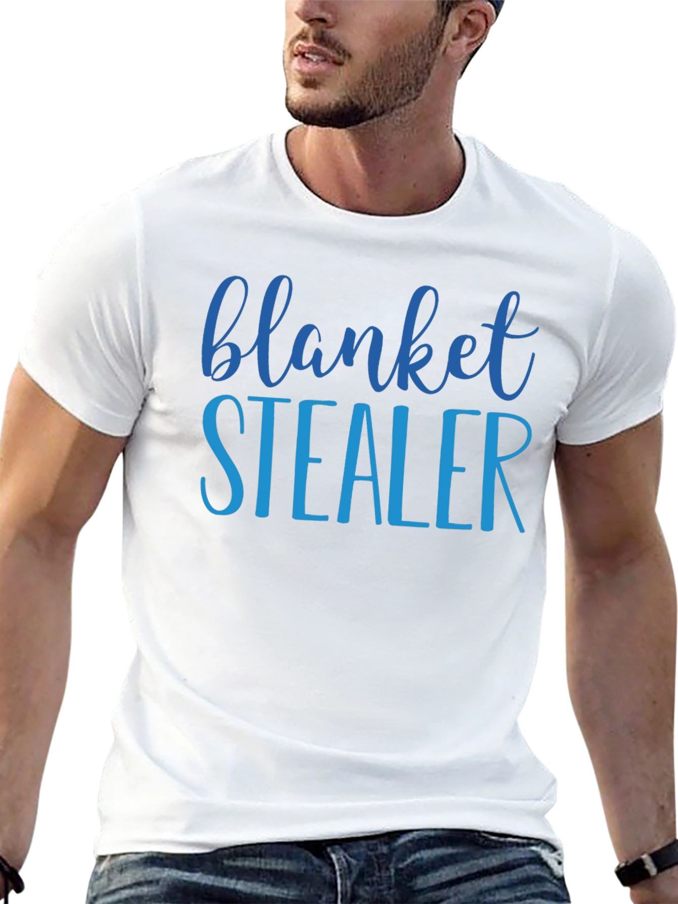 Blanket Stealer Graphic T-Shirt - Black