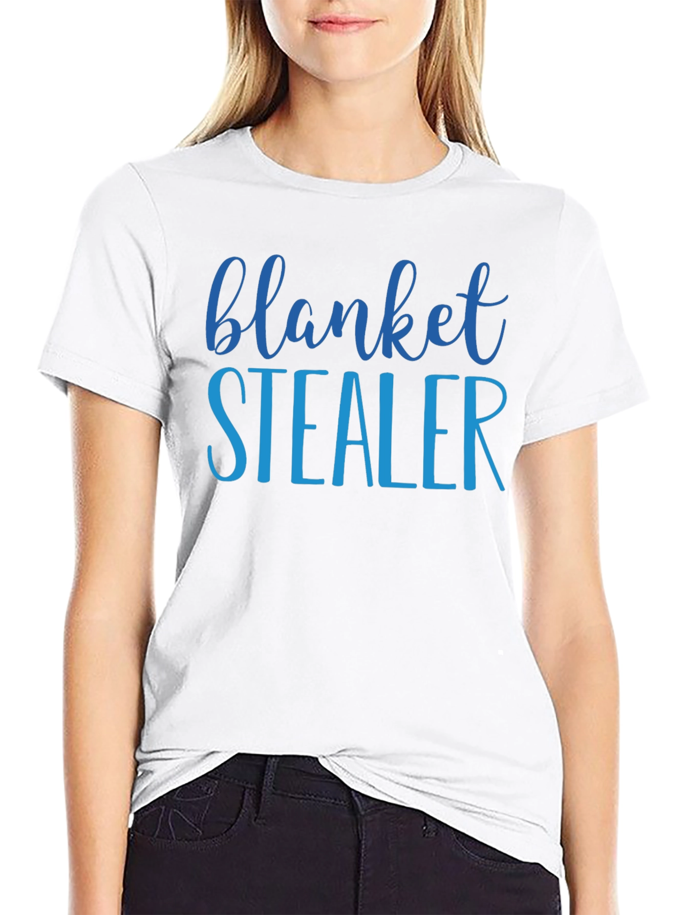 Blanket Stealer Graphic T-Shirt - Black