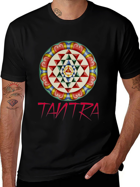 Tantra Mandala Graphic T-Shirt