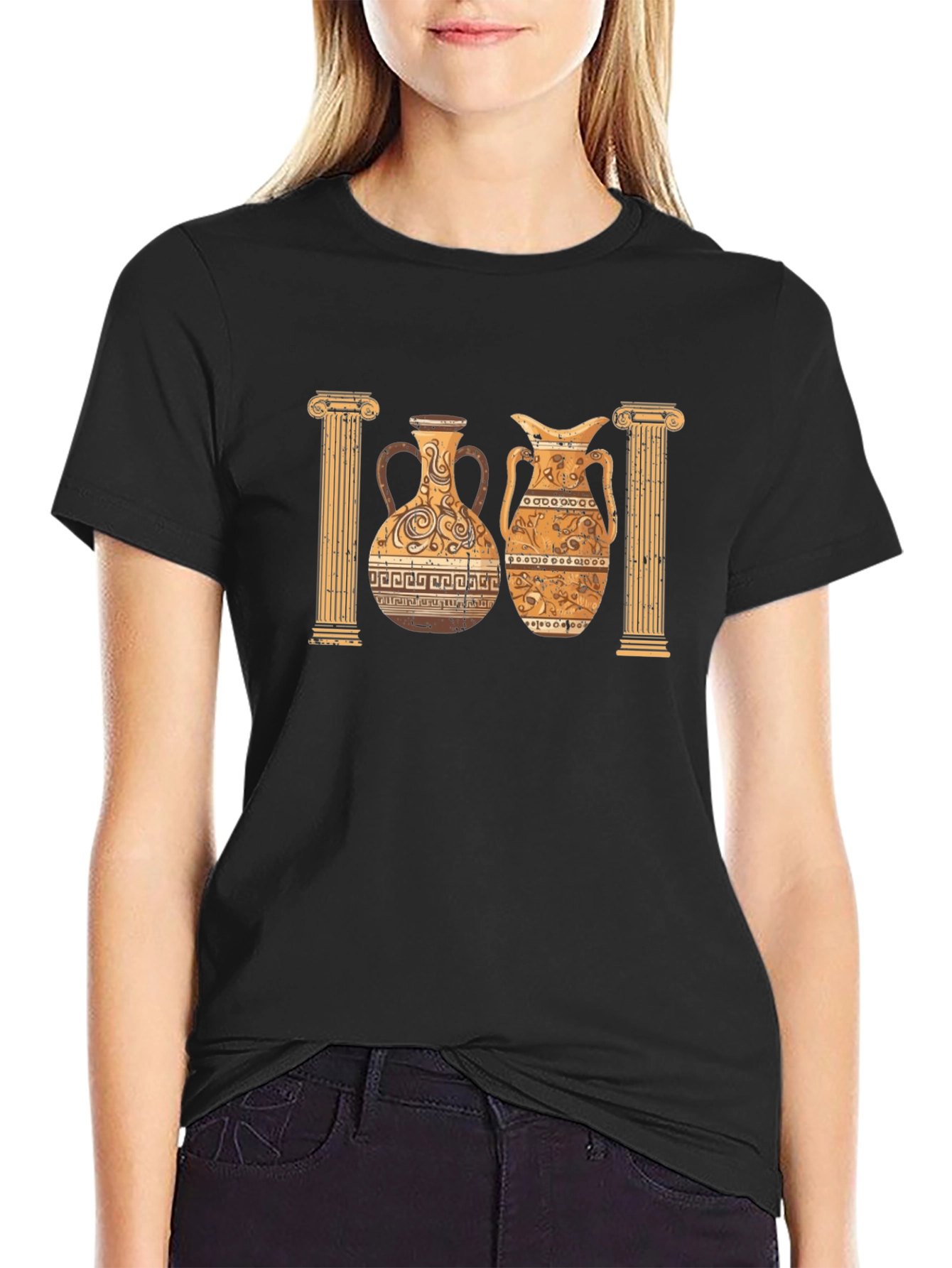 Ancient Greek Pottery Graphic Tee