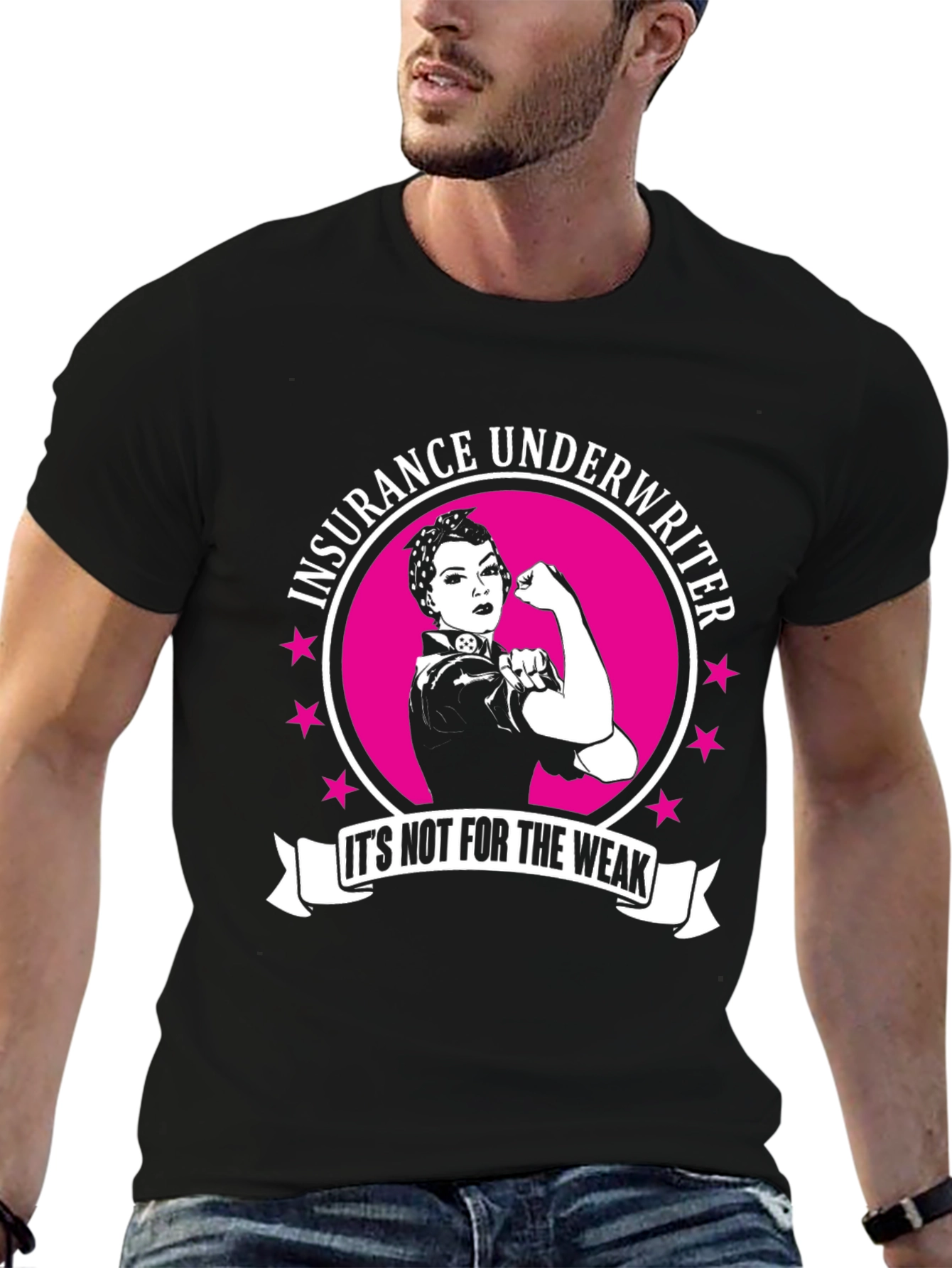 Insurance Underwriter Rosie the Riveter T-Shirt