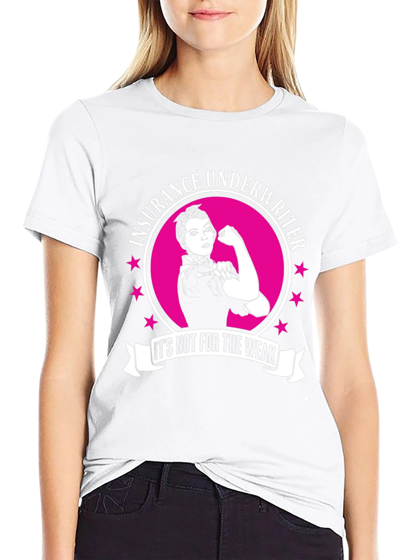 Insurance Underwriter Rosie the Riveter T-Shirt