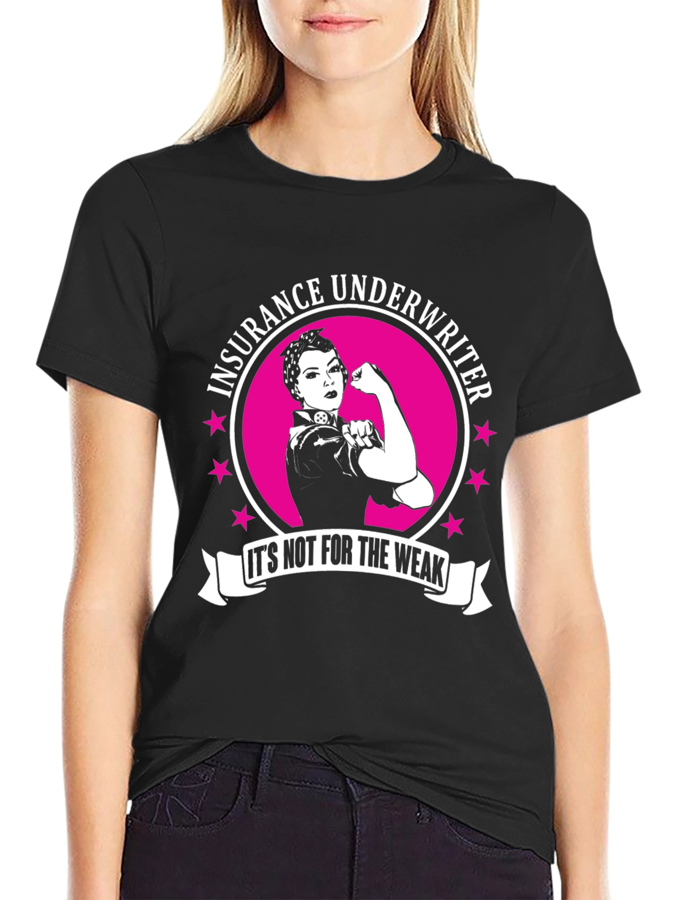Insurance Underwriter Rosie the Riveter T-Shirt