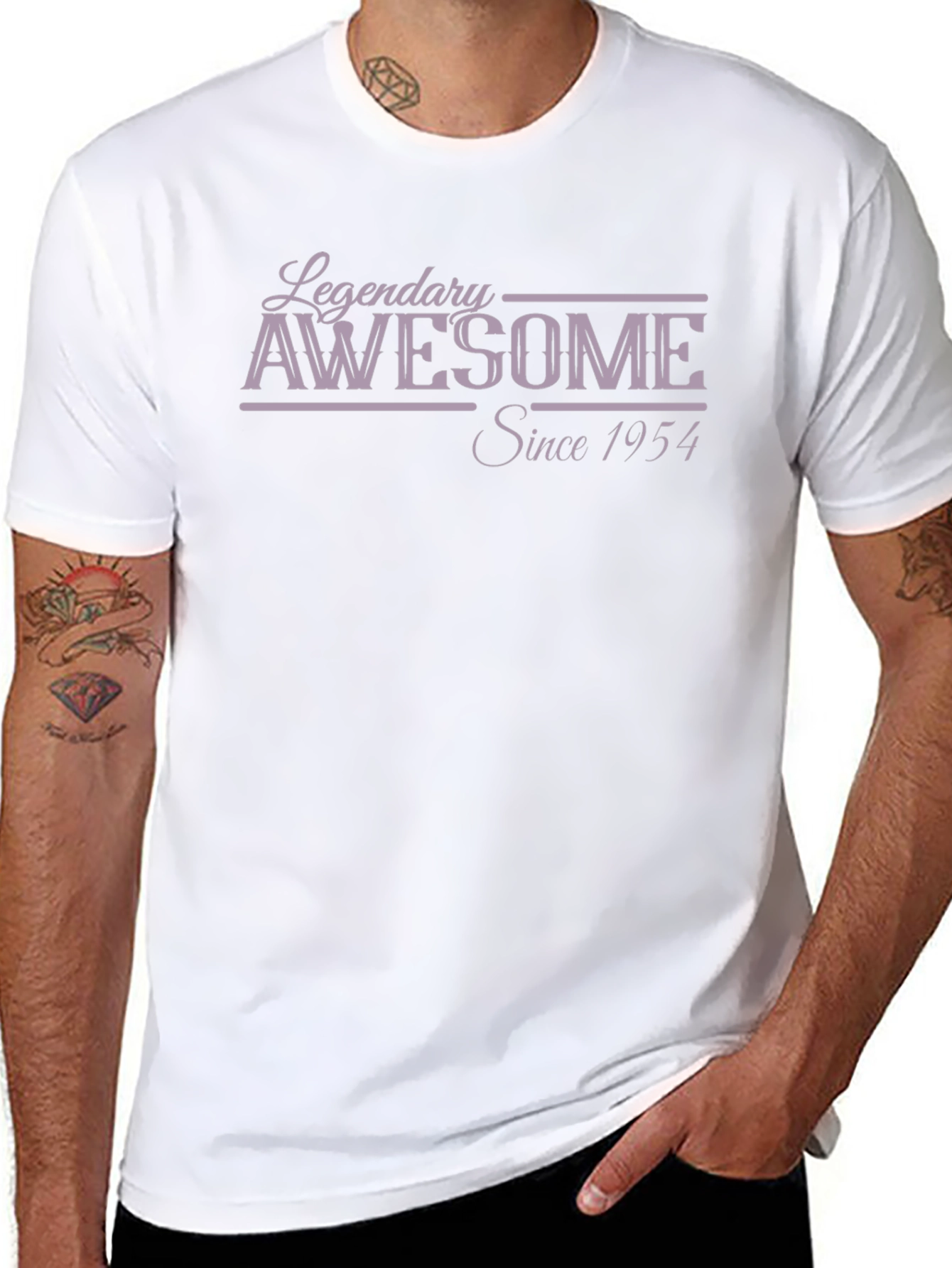 Legendary Awesome Since 1954 Black T-Shirt