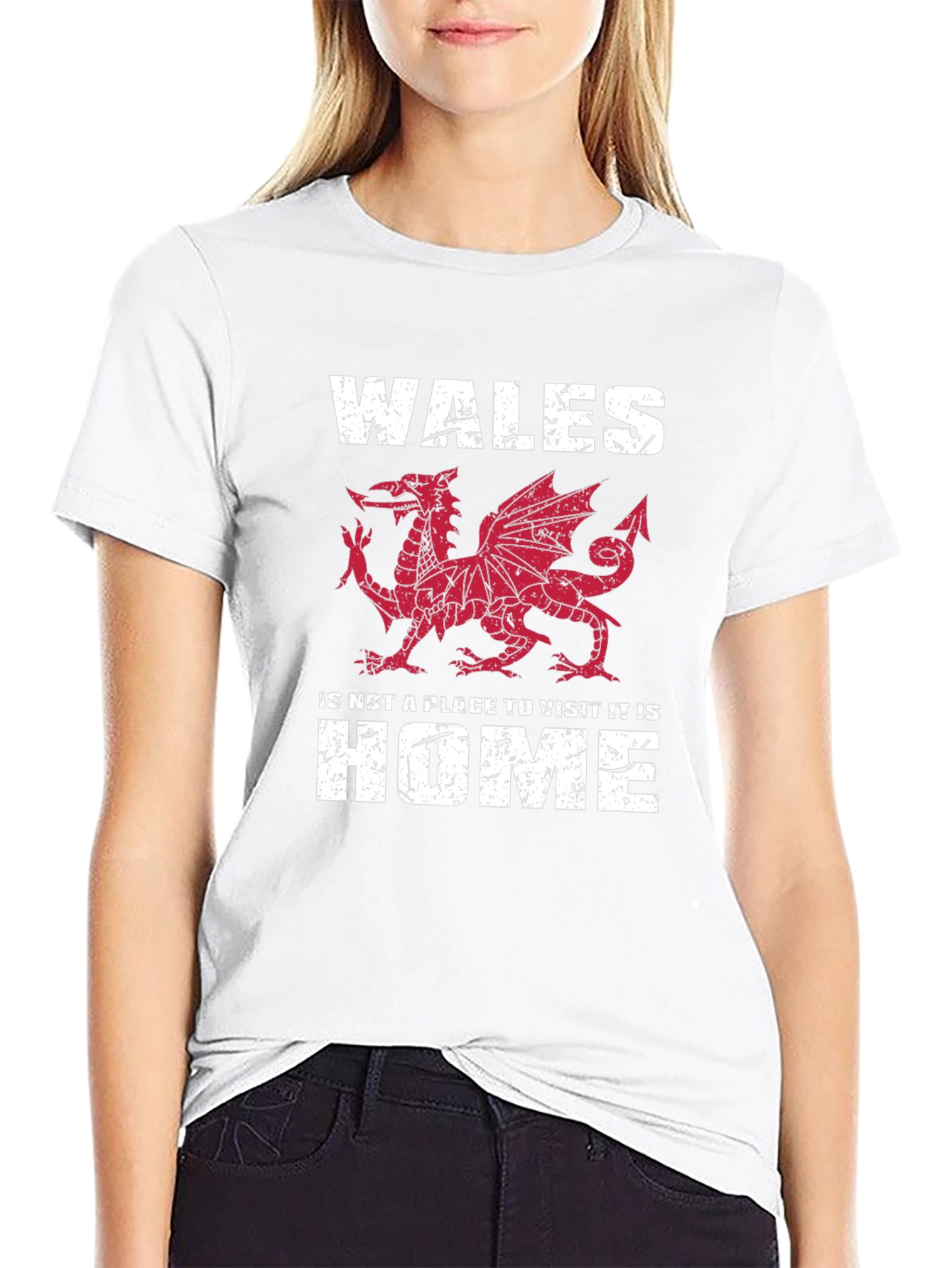 Wales Dragon Graphic T-Shirt - Welsh Pride Tee