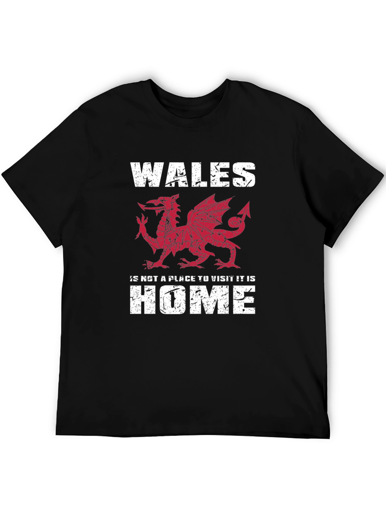 Wales Dragon Graphic T-Shirt - Welsh Pride Tee
