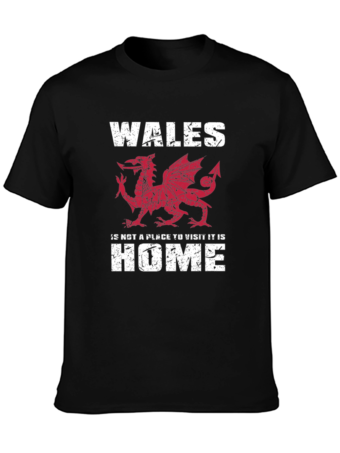 Wales Dragon Graphic T-Shirt - Welsh Pride Tee