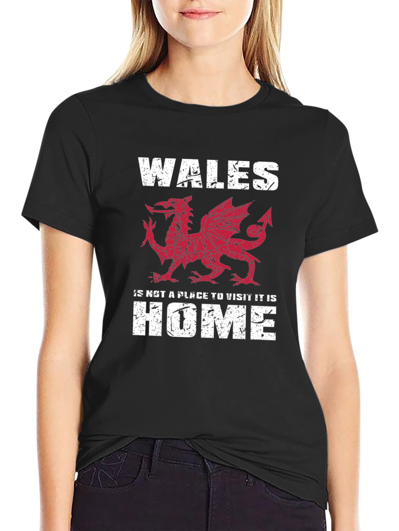 Wales Dragon Graphic T-Shirt - Welsh Pride Tee