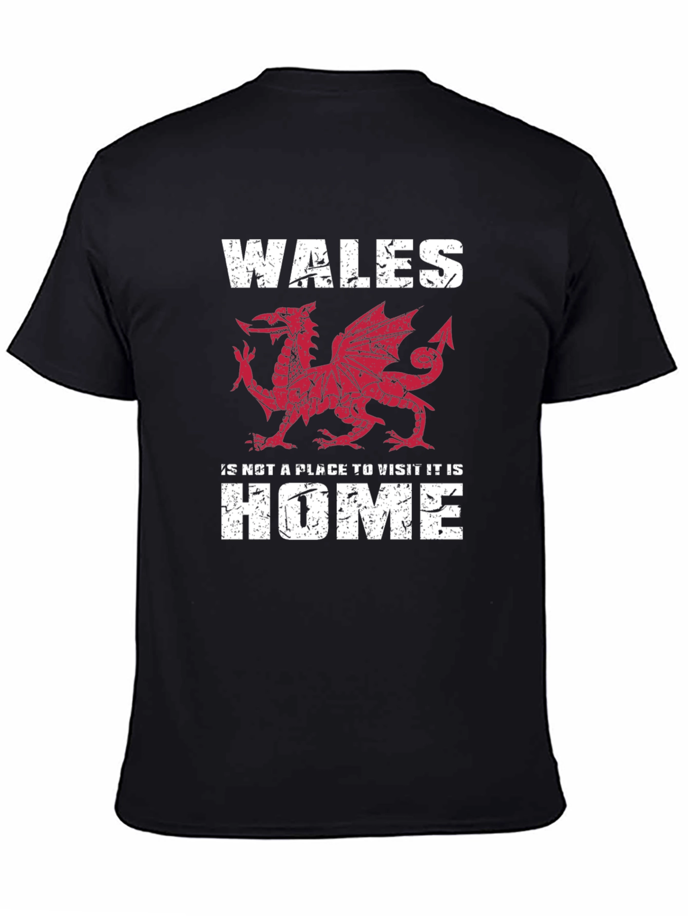 Wales Dragon Graphic T-Shirt - Welsh Pride Tee