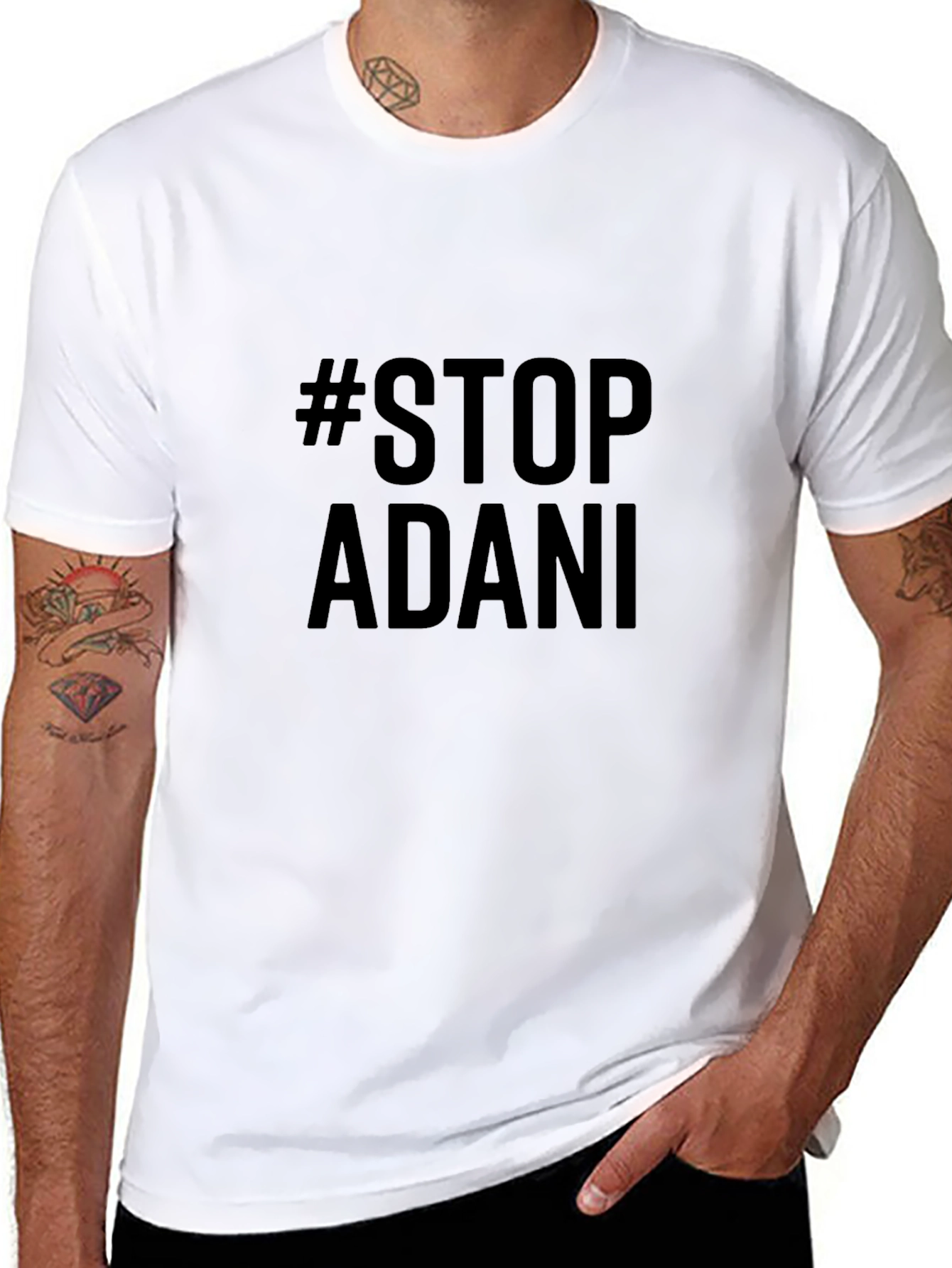 #StopAdani Activist T-Shirt - Social Justice Tee