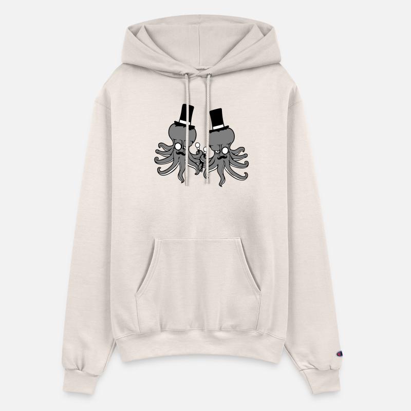 2 octopus sir hat monocle glasses two rich friends