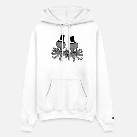 2 octopus sir hat monocle glasses two rich friends