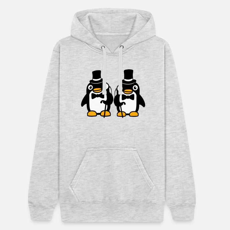 2 Penguin Gentlemen Sir Two Mr. Top Hat Monocle