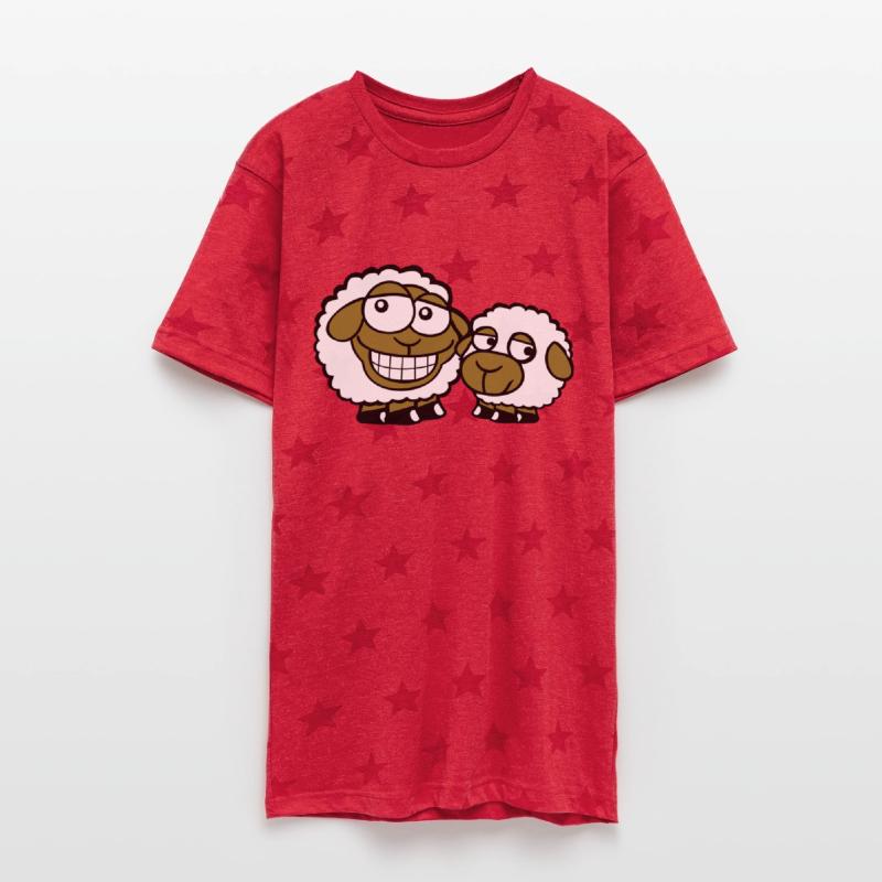 2 Sheep Friends Team Dad Family Baby Mom Child Fun