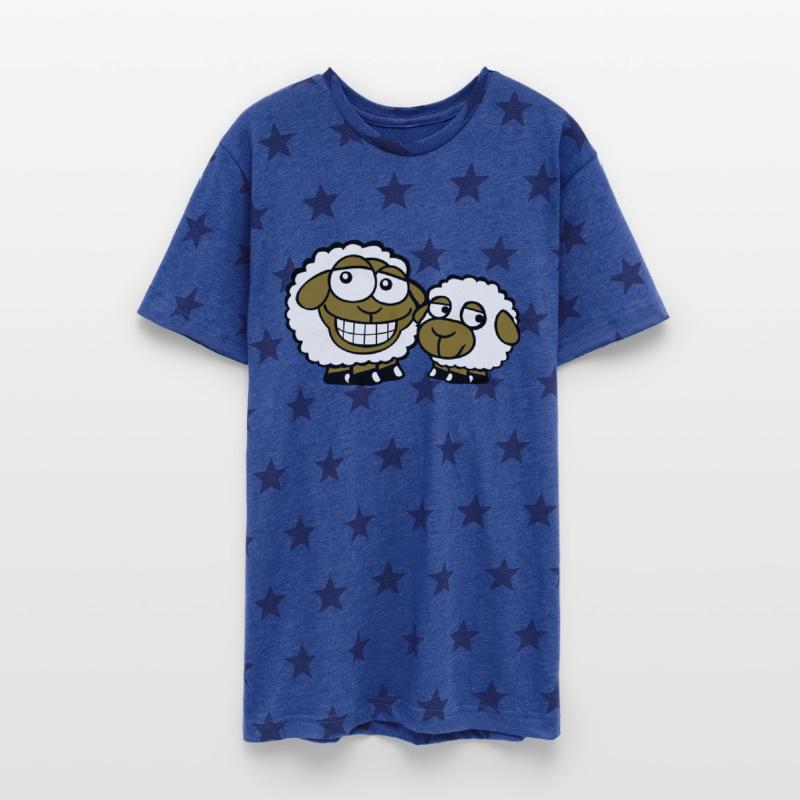 2 Sheep Friends Team Dad Family Baby Mom Child Fun