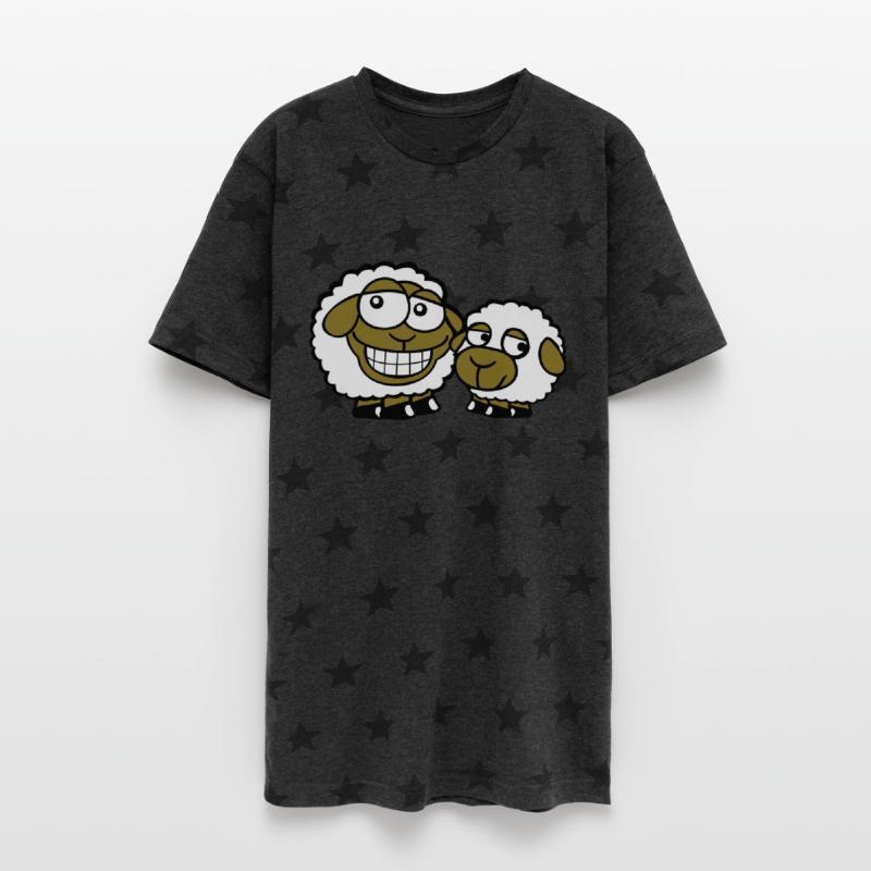 2 Sheep Friends Team Dad Family Baby Mom Child Fun