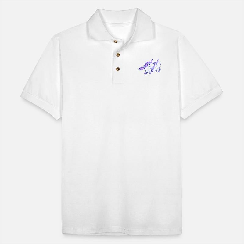 2 unicorns team riding fast gallop crew friends