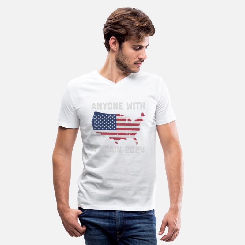 2024 Brain Vote Democracy Anti-Trump Tee