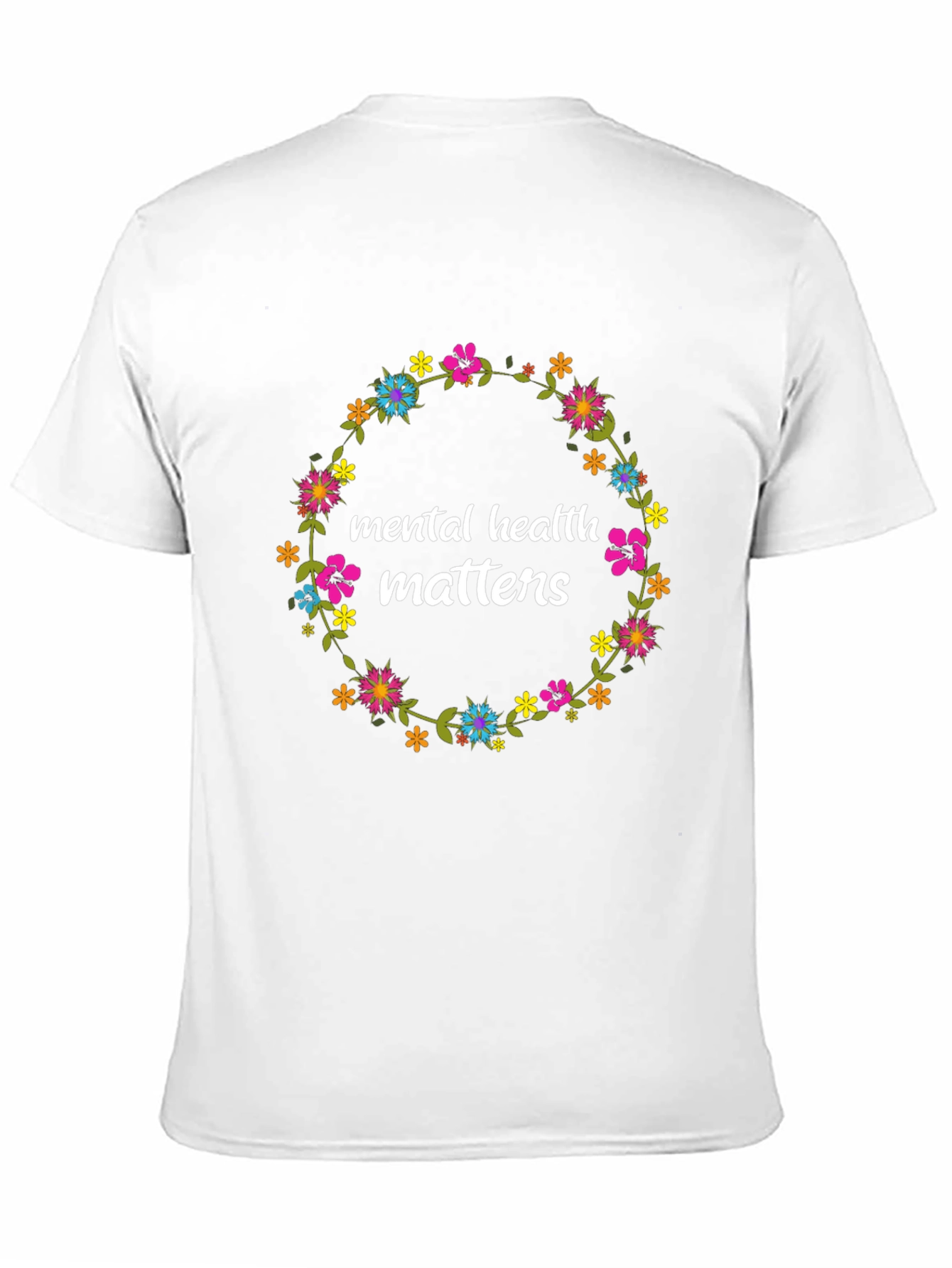 Mental Health Matters Floral Graphic Tee