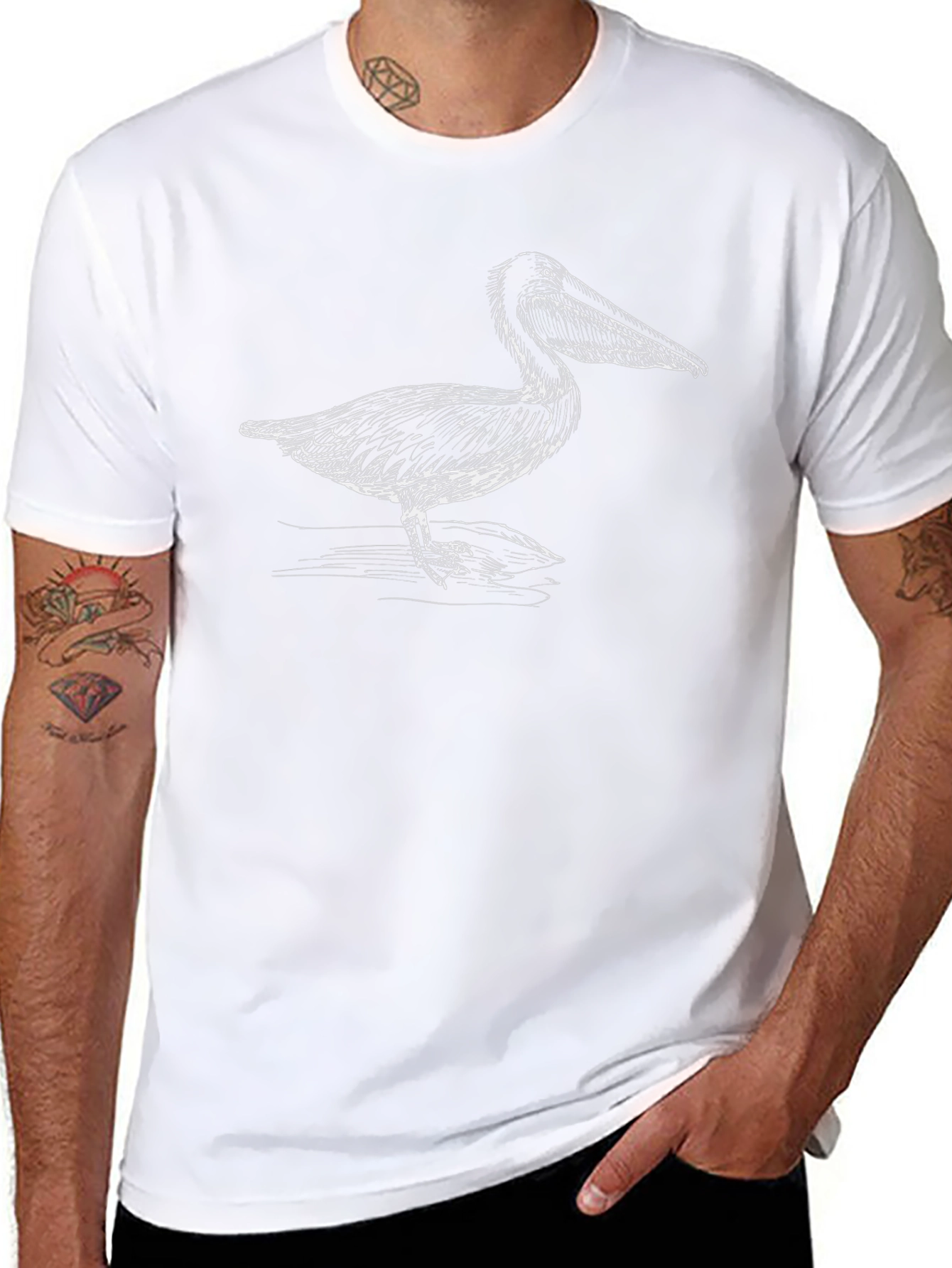 Pelican Graphic Tee - Mens Black T-Shirt