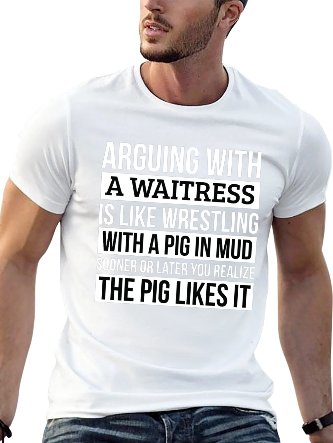 Arguing With a Waitress Graphic Tee