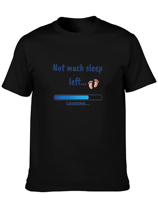 Funny Pregnancy Announcement T-Shirt - Not Much Sleep Left