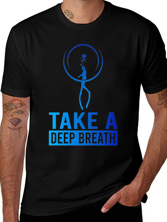 Take a Deep Breath Diving Graphic Tee