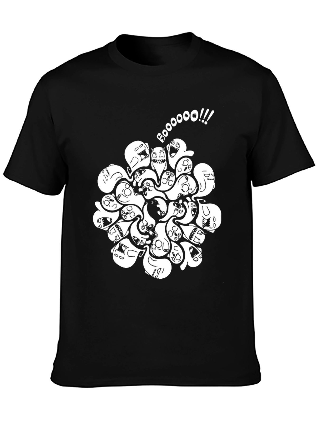 Boo! Spooky Ghost T-Shirt - Halloween Apparel